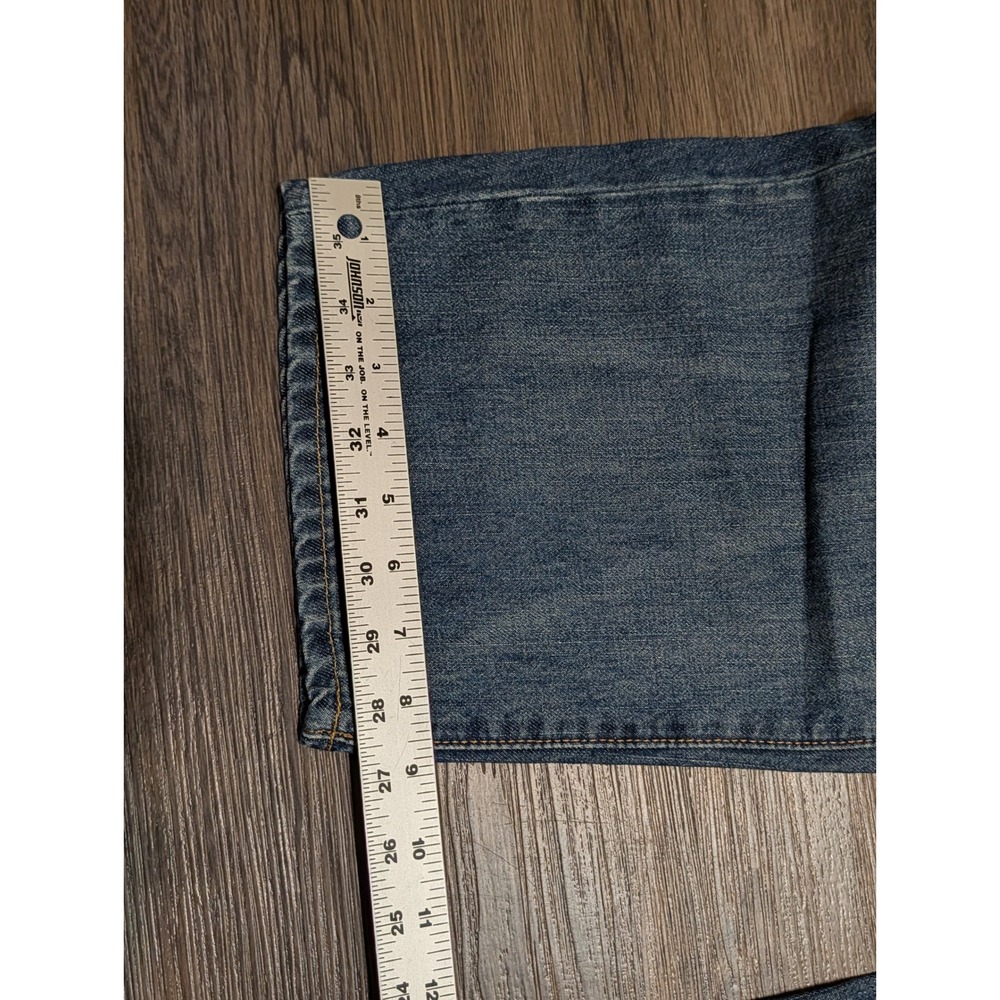 Polo Ralph Lauren Varick Slim Straight Graphic Jeans Mens 46B x 32 Blue Denim - Picture 4 of 10